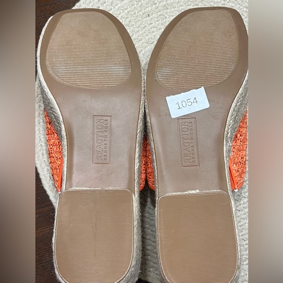 New-Kenneth Cole Elisa Orange Woven Platform Sandals Size: 11 - Picture 5 of 7